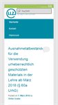 Mobile Screenshot of blog.llz.uni-halle.de