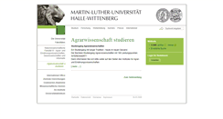 Desktop Screenshot of agrarwissenschaften-studieren.uni-halle.de