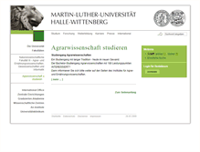 Tablet Screenshot of agrarwissenschaften-studieren.uni-halle.de