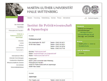 Tablet Screenshot of politik.uni-halle.de