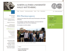 Tablet Screenshot of ag-bioarznei.pharmazie.uni-halle.de