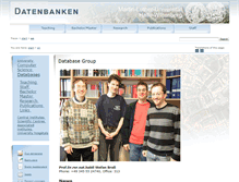 Tablet Screenshot of dbs.informatik.uni-halle.de