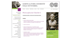 Desktop Screenshot of philfak1.uni-halle.de