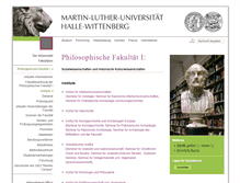 Tablet Screenshot of philfak1.uni-halle.de