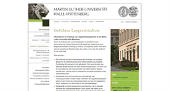 Desktop Screenshot of langzeitst.verwaltung.uni-halle.de