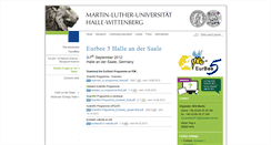 Desktop Screenshot of eurbee2012.uni-halle.de