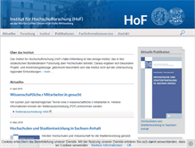 Tablet Screenshot of hof.uni-halle.de