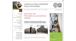 Desktop Screenshot of jurawiwi.uni-halle.de