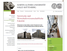 Tablet Screenshot of jurawiwi.uni-halle.de