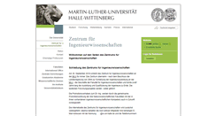 Desktop Screenshot of iw.uni-halle.de