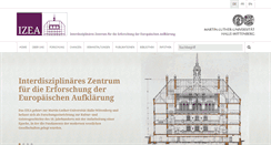 Desktop Screenshot of izea.uni-halle.de