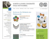 Tablet Screenshot of didaktik.mathematik.uni-halle.de