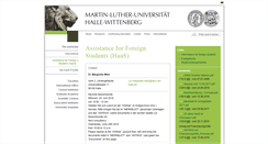 Desktop Screenshot of haus.uni-halle.de