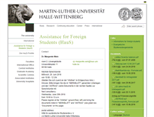 Tablet Screenshot of haus.uni-halle.de