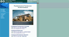 Desktop Screenshot of pharmtech.pharmazie.uni-halle.de