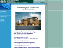 Tablet Screenshot of pharmtech.pharmazie.uni-halle.de