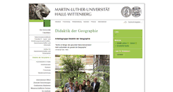 Desktop Screenshot of didaktik.geographie.uni-halle.de