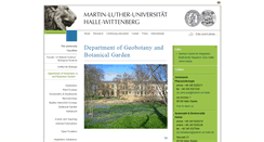 Desktop Screenshot of botanik.uni-halle.de