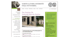 Desktop Screenshot of judaistik.uni-halle.de