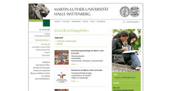 Desktop Screenshot of gleichstellung.uni-halle.de