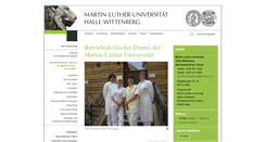 Desktop Screenshot of betriebsarzt.uni-halle.de