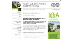 Desktop Screenshot of ingra.uni-halle.de