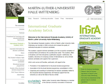 Tablet Screenshot of ingra.uni-halle.de