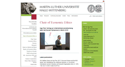 Desktop Screenshot of ethik.wiwi.uni-halle.de