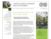 Tablet Screenshot of izah.uni-halle.de