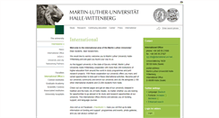 Desktop Screenshot of international.uni-halle.de