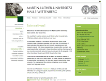 Tablet Screenshot of international.uni-halle.de