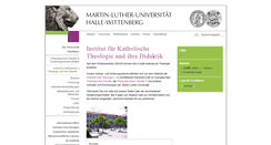 Desktop Screenshot of kaththeol.uni-halle.de