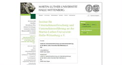 Desktop Screenshot of ifu.wiwi.uni-halle.de