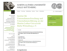 Tablet Screenshot of ifu.wiwi.uni-halle.de