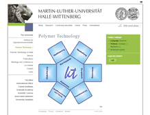Tablet Screenshot of kunststofftechnik.uni-halle.de