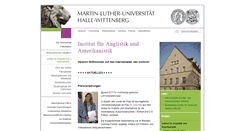 Desktop Screenshot of anglistik.uni-halle.de