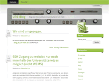 Tablet Screenshot of blog.urz.uni-halle.de