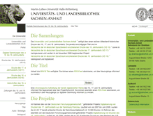 Tablet Screenshot of digitale.bibliothek.uni-halle.de