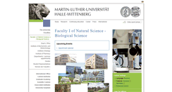 Desktop Screenshot of natfak1.uni-halle.de