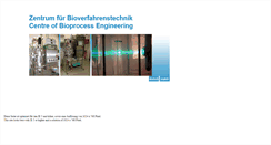 Desktop Screenshot of bio.biochemtech.uni-halle.de