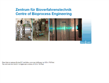 Tablet Screenshot of bio.biochemtech.uni-halle.de