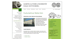 Desktop Screenshot of fachschaft.mathinf.uni-halle.de