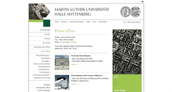 Desktop Screenshot of pr.uni-halle.de