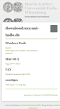 Mobile Screenshot of download.urz.uni-halle.de